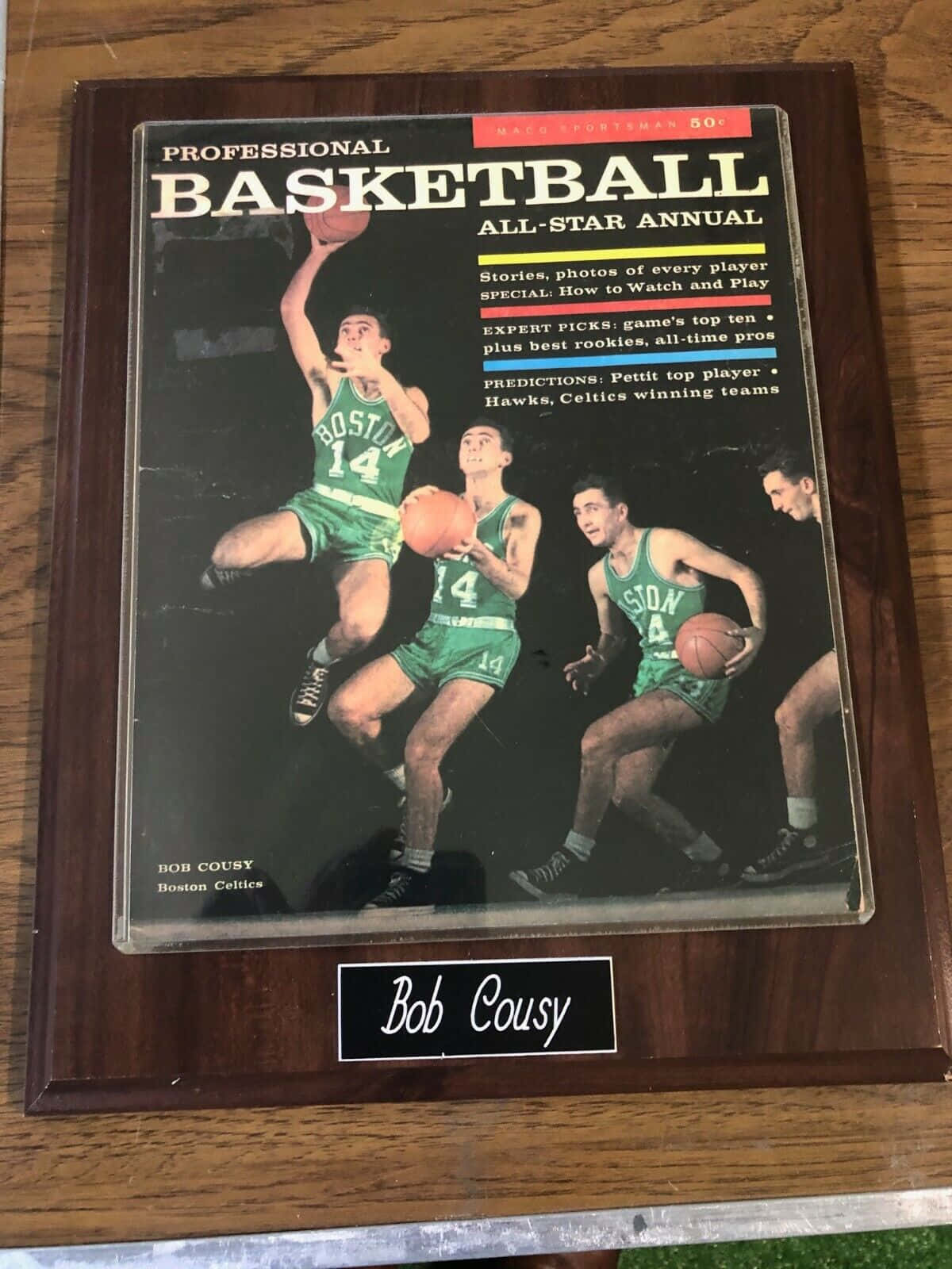 Professional Basketball Frame Bob Cousy Wallpaper