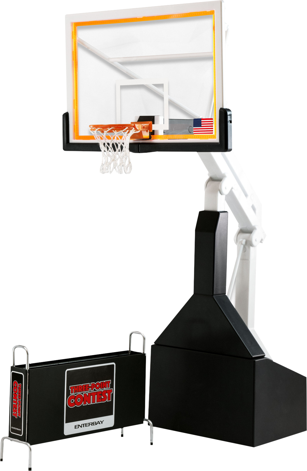 Professional Basketball Hoop Setup PNG