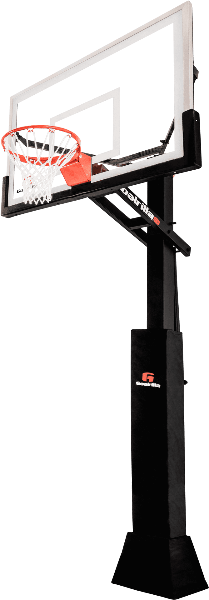 Professional Basketball Hoop Standing PNG