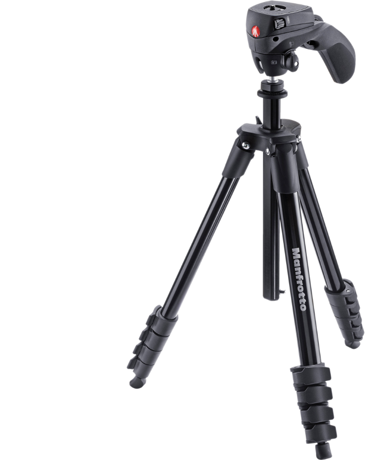 Professional Black Tripod PNG