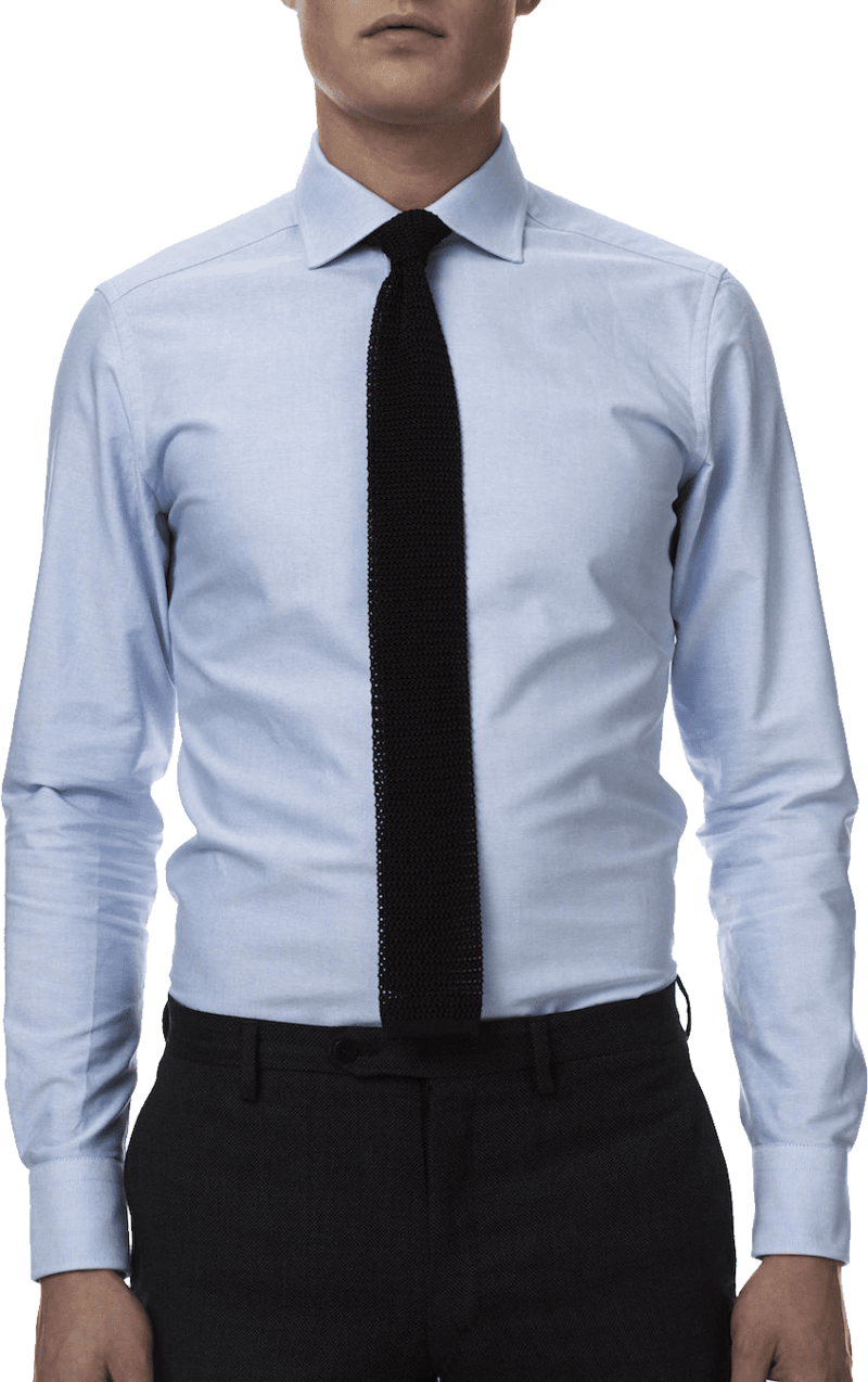 Professional Blue Dress Shirtand Tie PNG