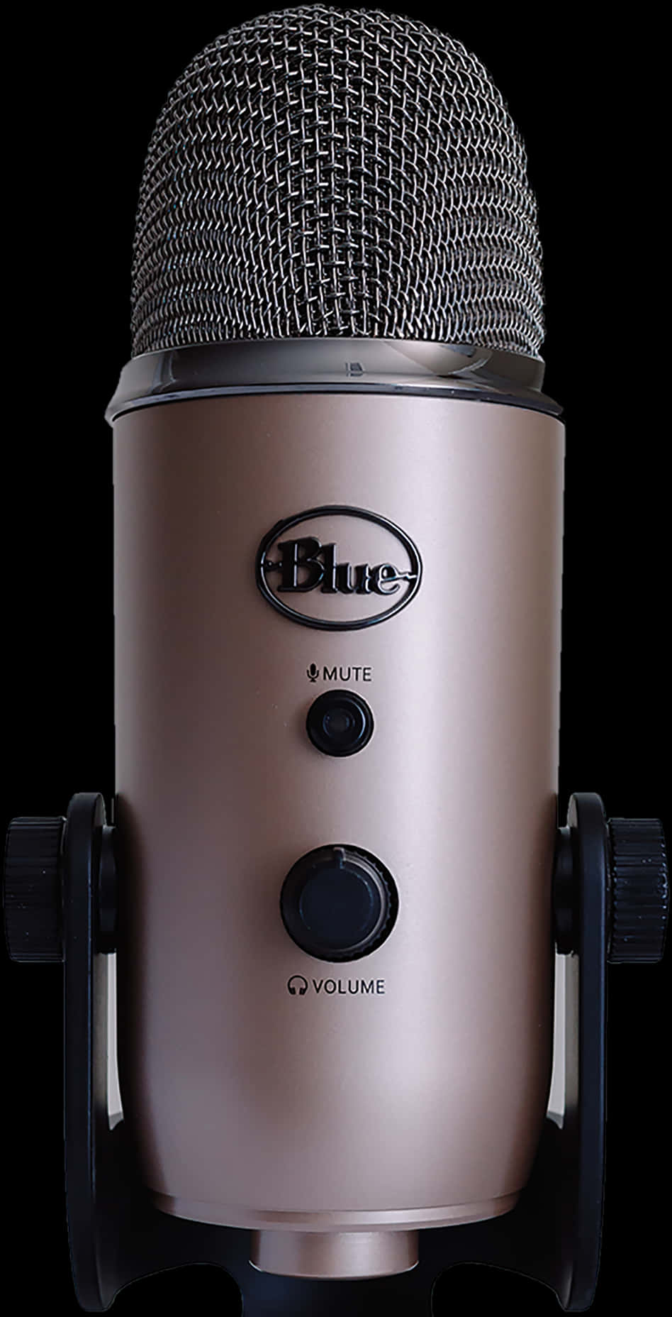 Professional Blue Microphone Studio Equipment PNG