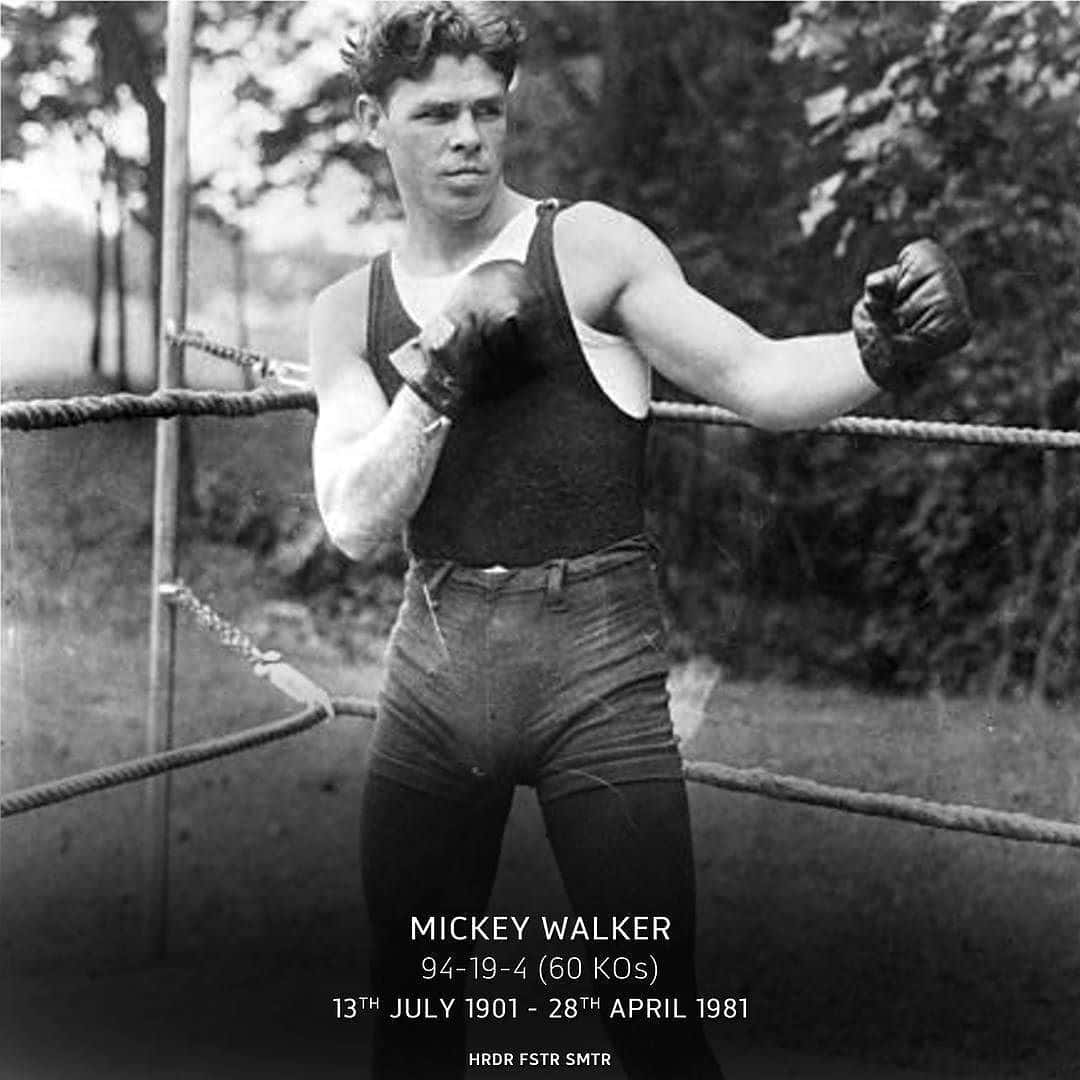 Professional Boxer Mickey Walker Wallpaper