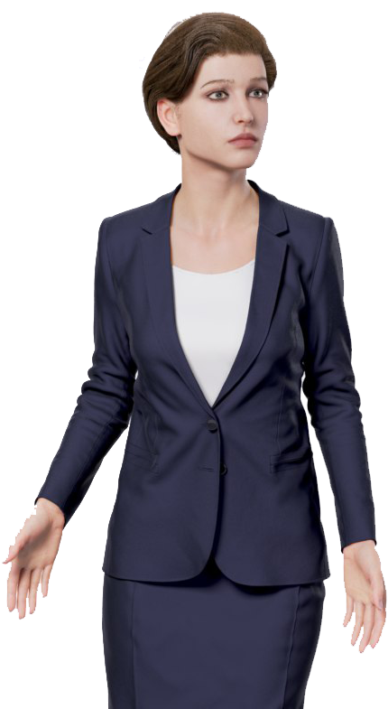 Professional Businesswoman Pose PNG