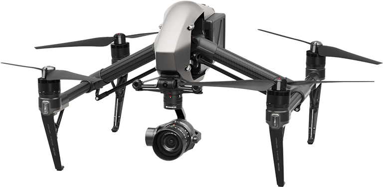 Professional Camera Drone Isolated PNG