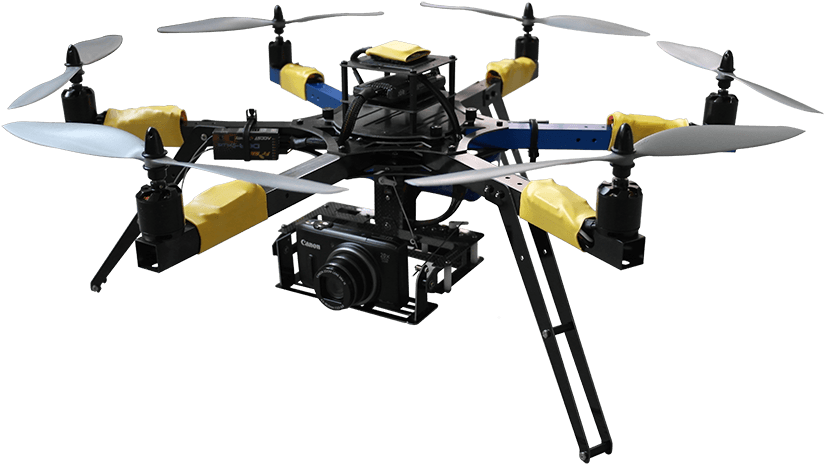 Professional Camera Drone Transparent Background PNG