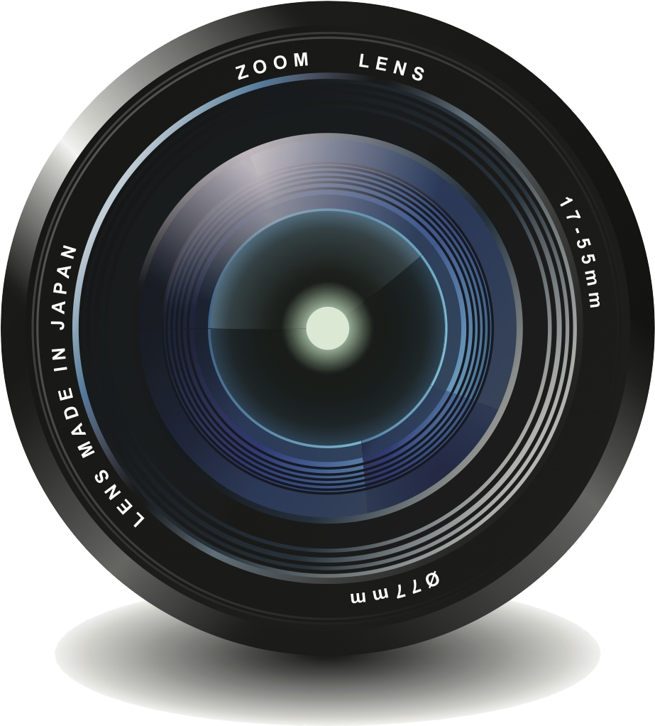 Professional Camera Zoom Lens PNG