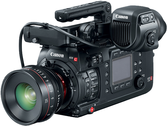 Professional Canon Cinema Camera PNG