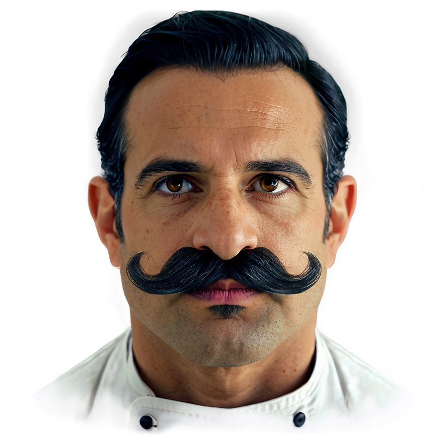 Professional Chef Mustache Png 05042024 PNG