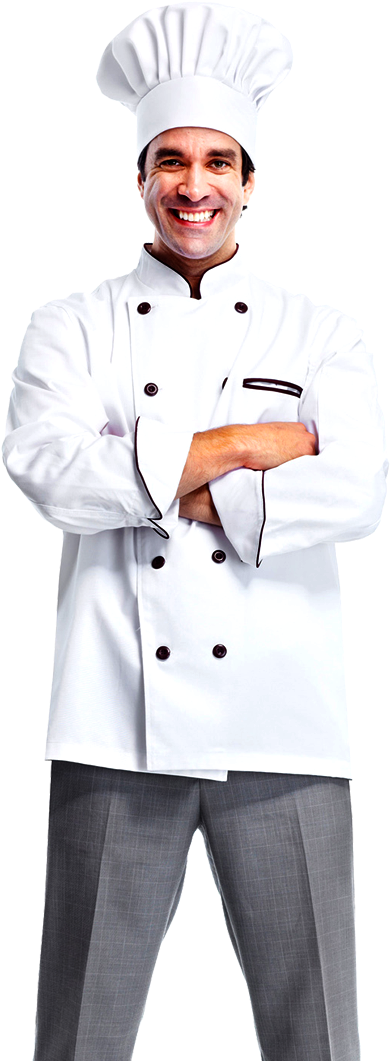 Professional Chef Portrait PNG