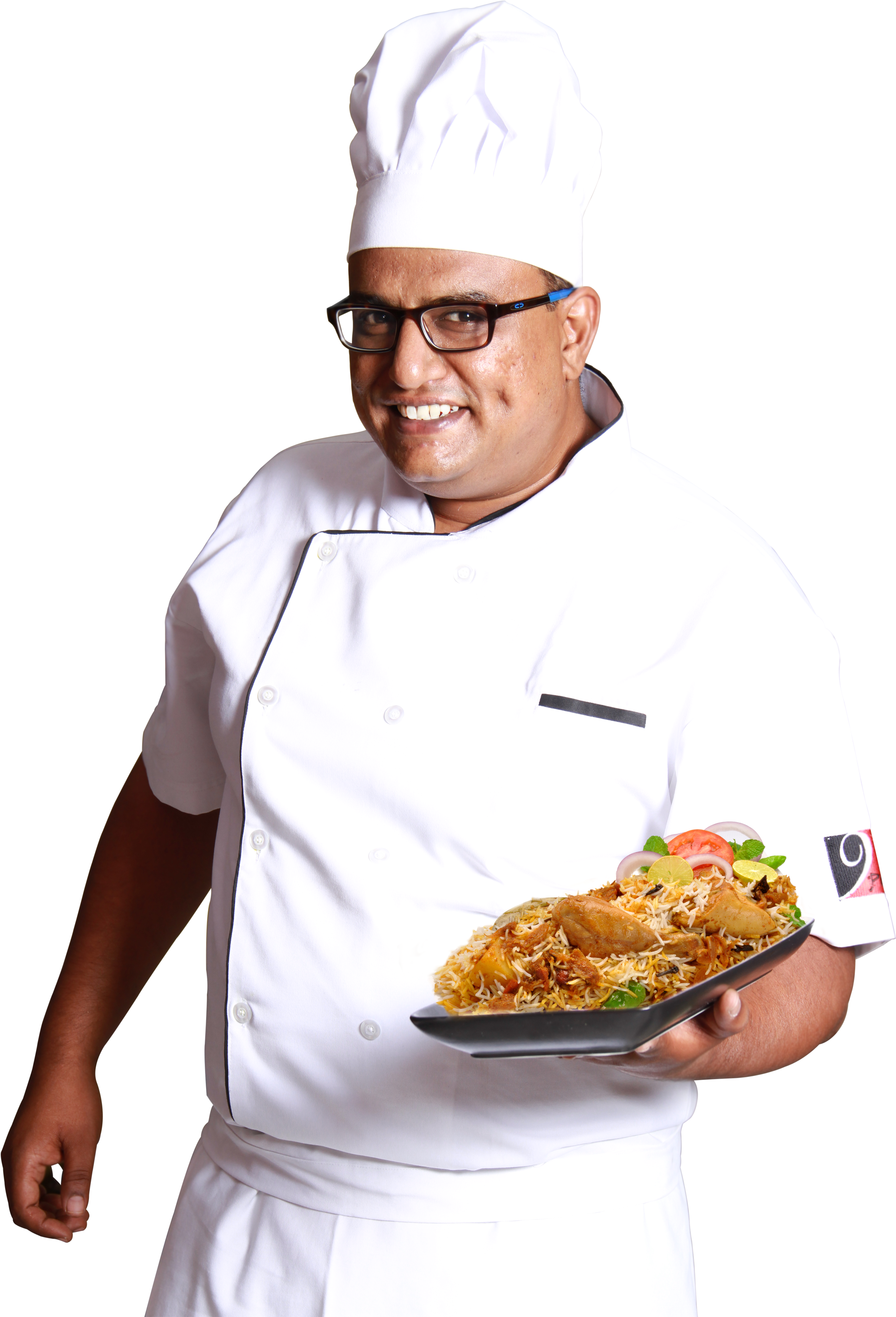 Professional Chef Presenting Dish PNG