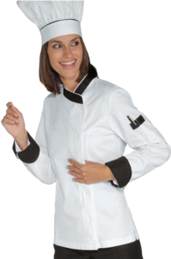 Professional Chef Uniform Portrait PNG