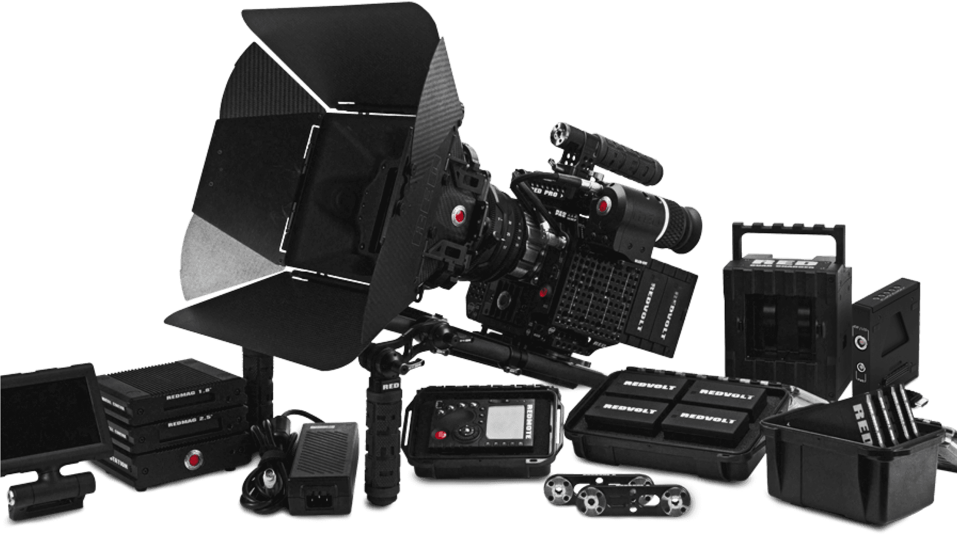 Professional Cinema Camera Setup PNG