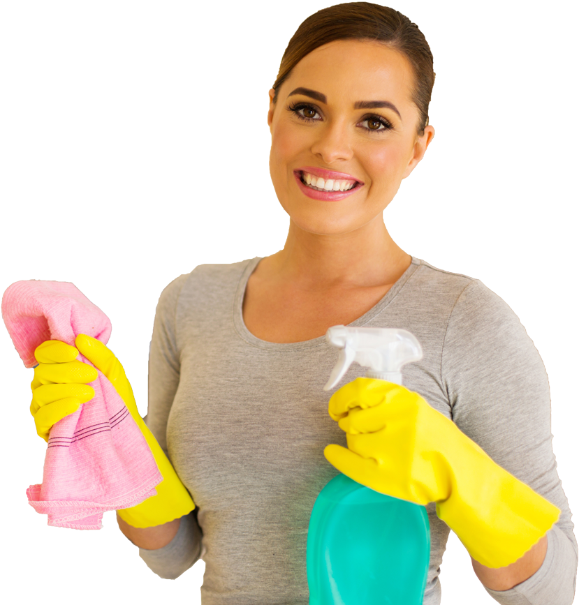 Professional Cleaner Readyto Work PNG
