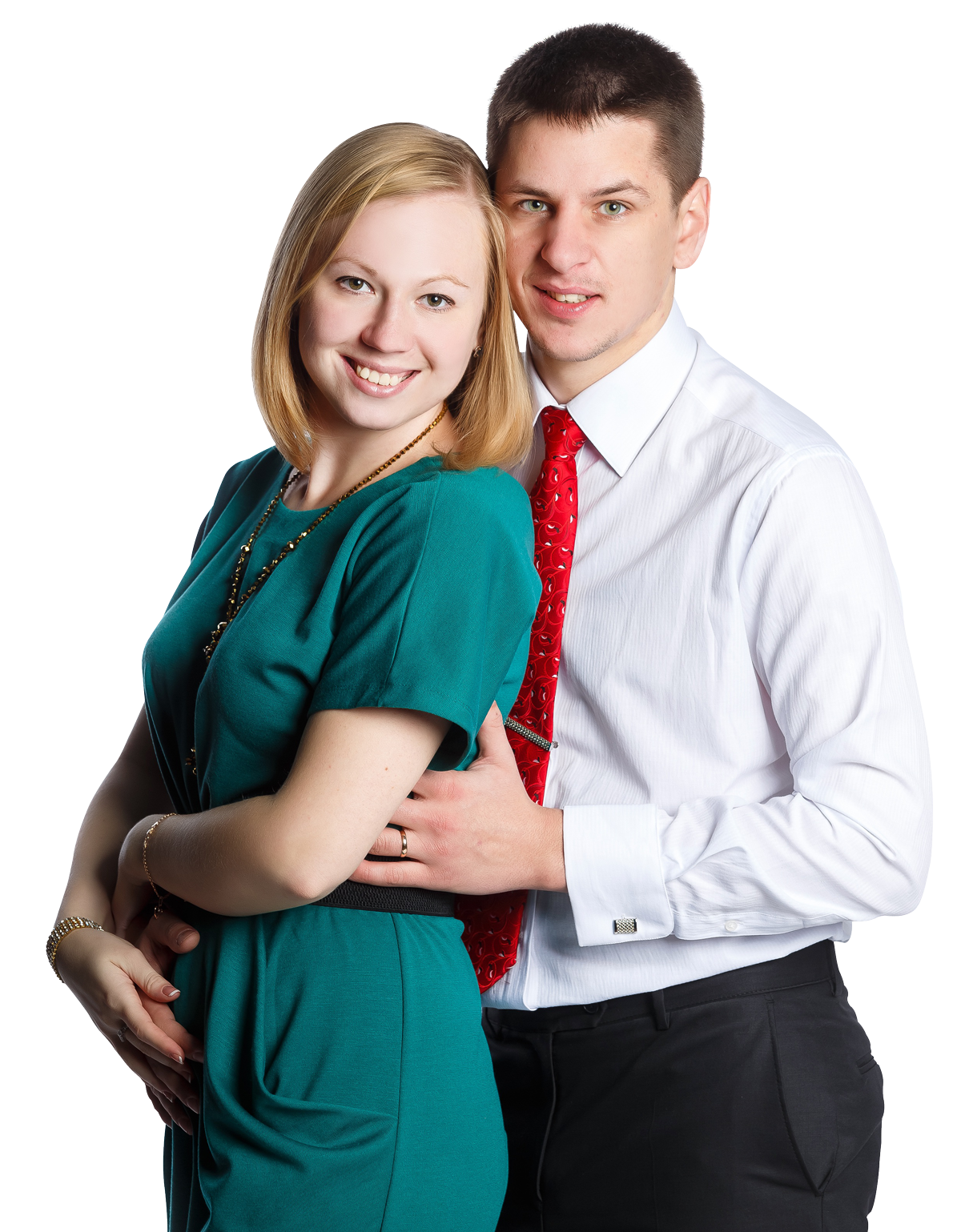 Professional Couple Portrait PNG