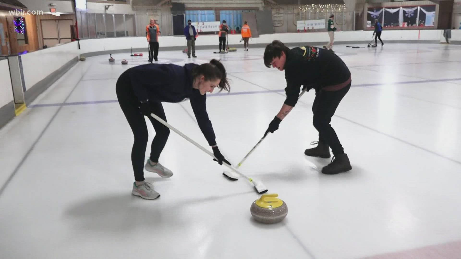 Entrenamientoprofesional De Curling Fondo de pantalla