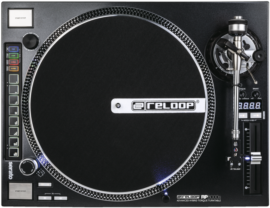 Professional D J Turntable Reloop R P8000s PNG