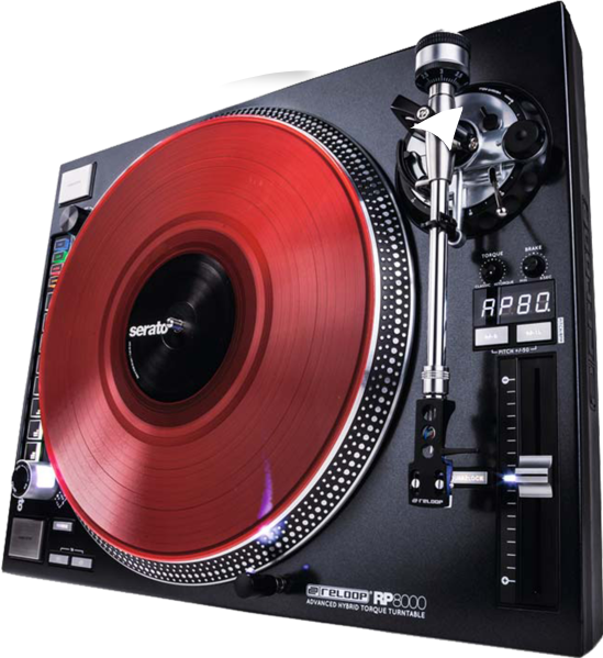 Professional D J Turntable Setup PNG