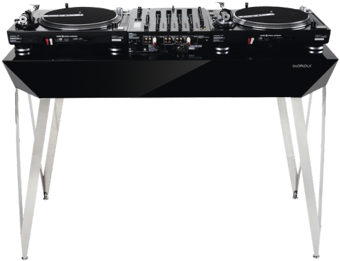 Professional D J Turntable Setup PNG