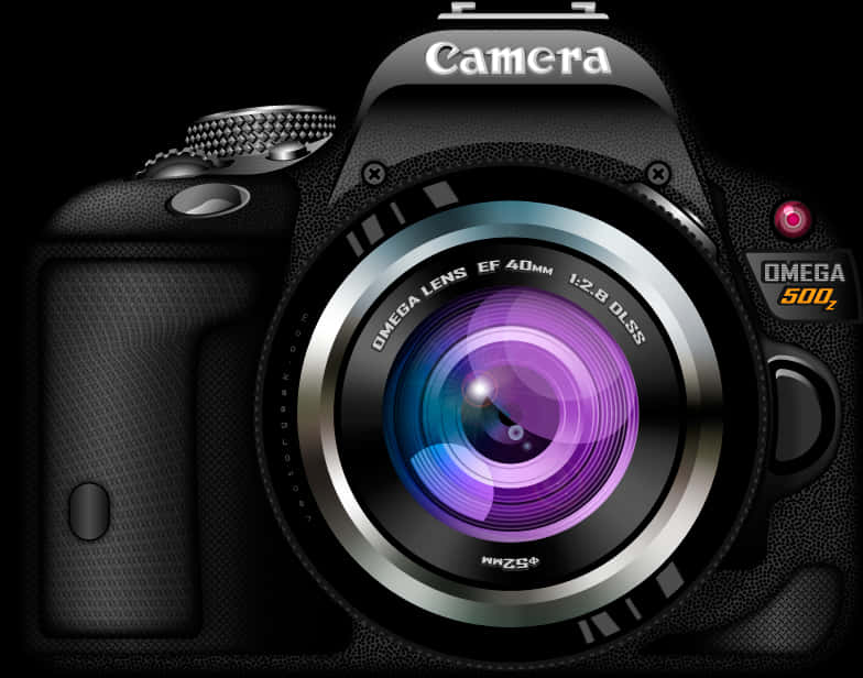 Professional D S L R Camera Omega500 Z PNG