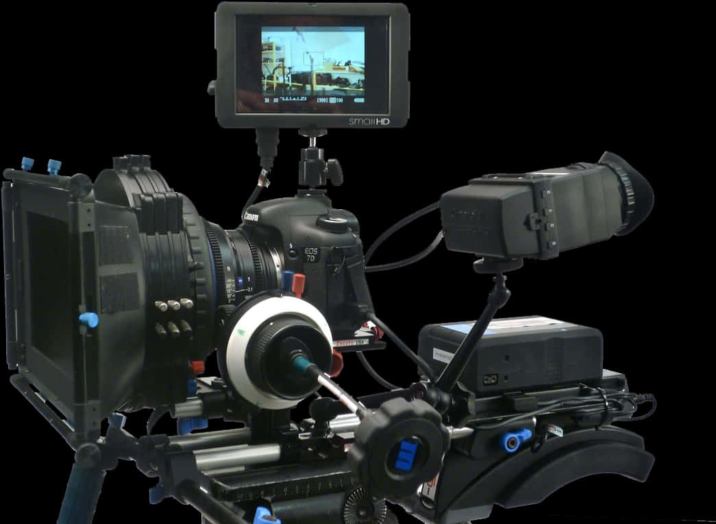 Professional D S L R Video Setup PNG