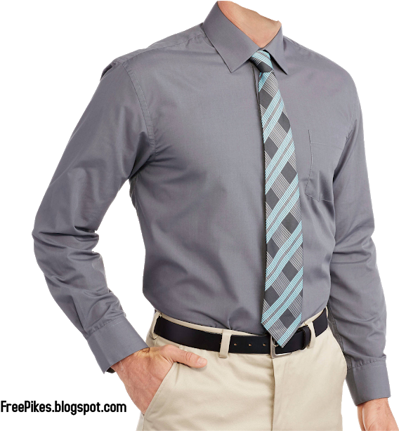 Professional Dress Shirtand Tie PNG