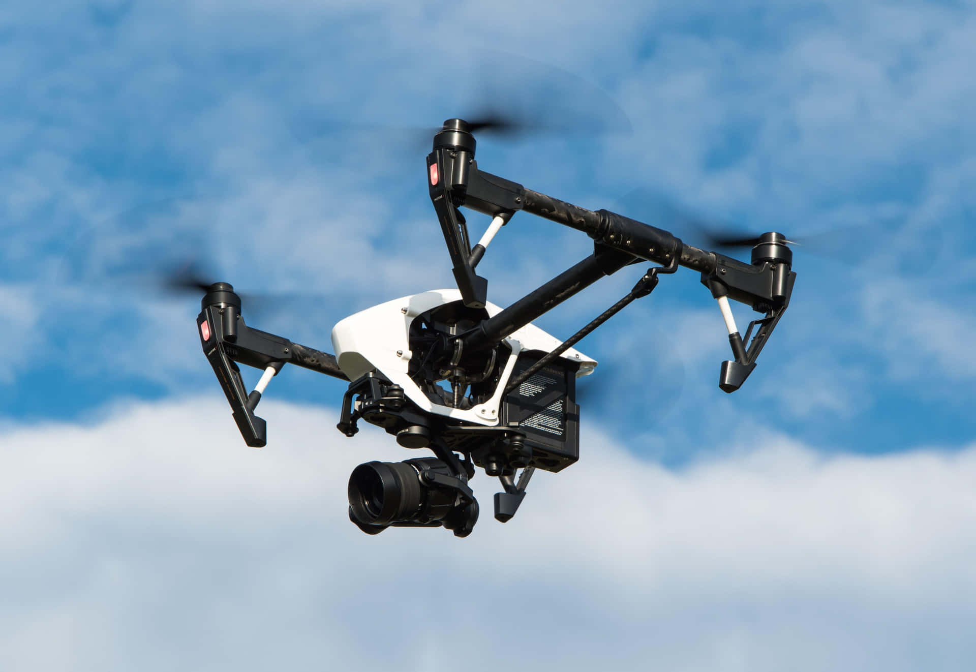 Professional Drone In Flight Wallpaper