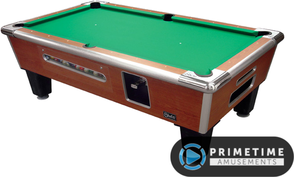 Professional Green Felt Pool Table PNG
