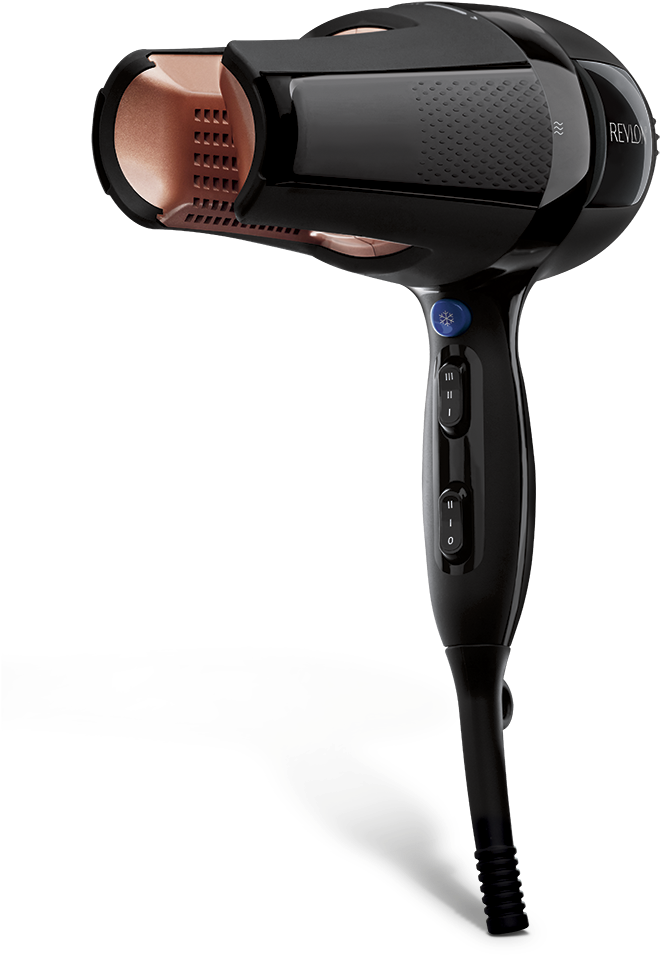 Professional Hair Dryer Black PNG