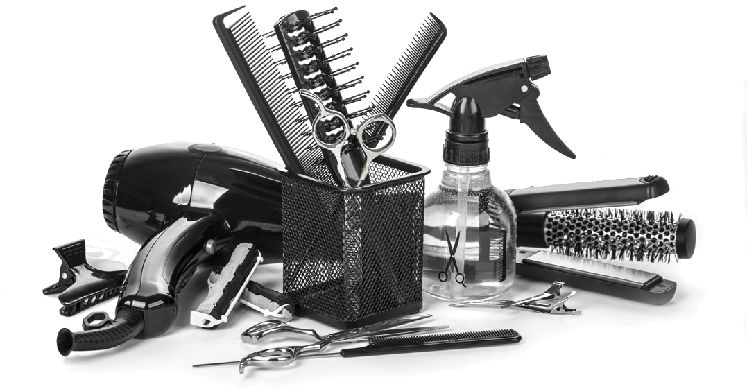 Professional Hair Styling Tools PNG