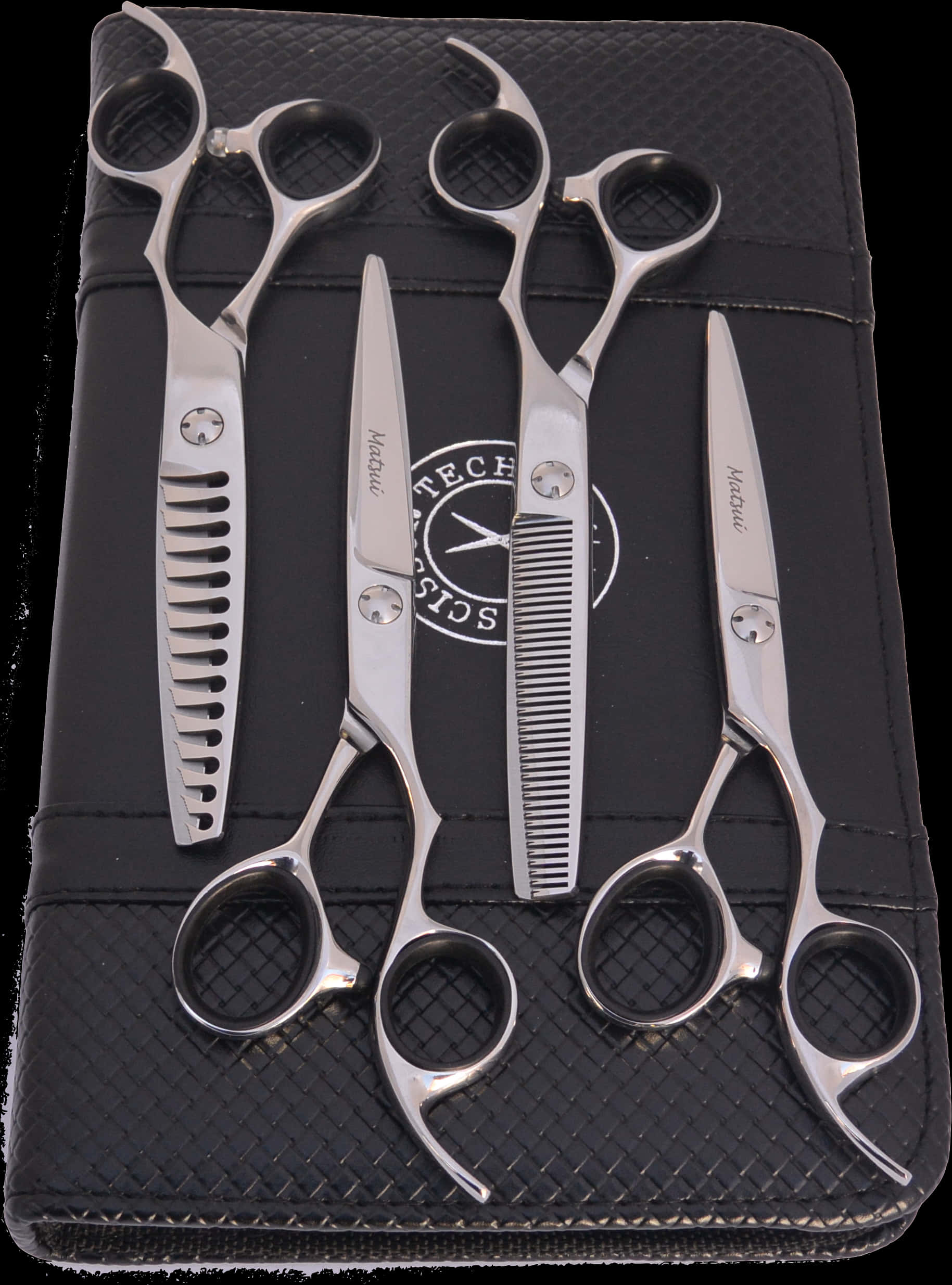 Professional Hairdressing Scissors Set PNG