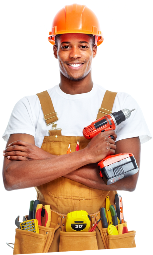 Professional Handymanwith Tools PNG
