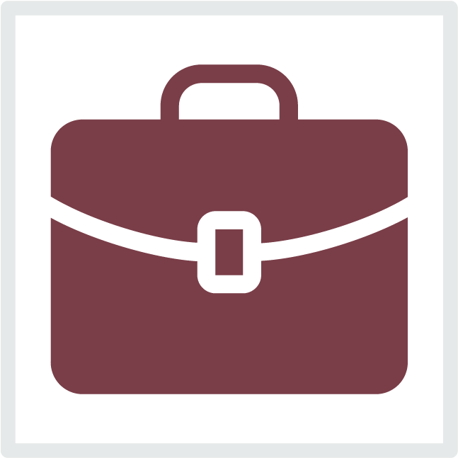 Professional Lawyer Briefcase Icon PNG