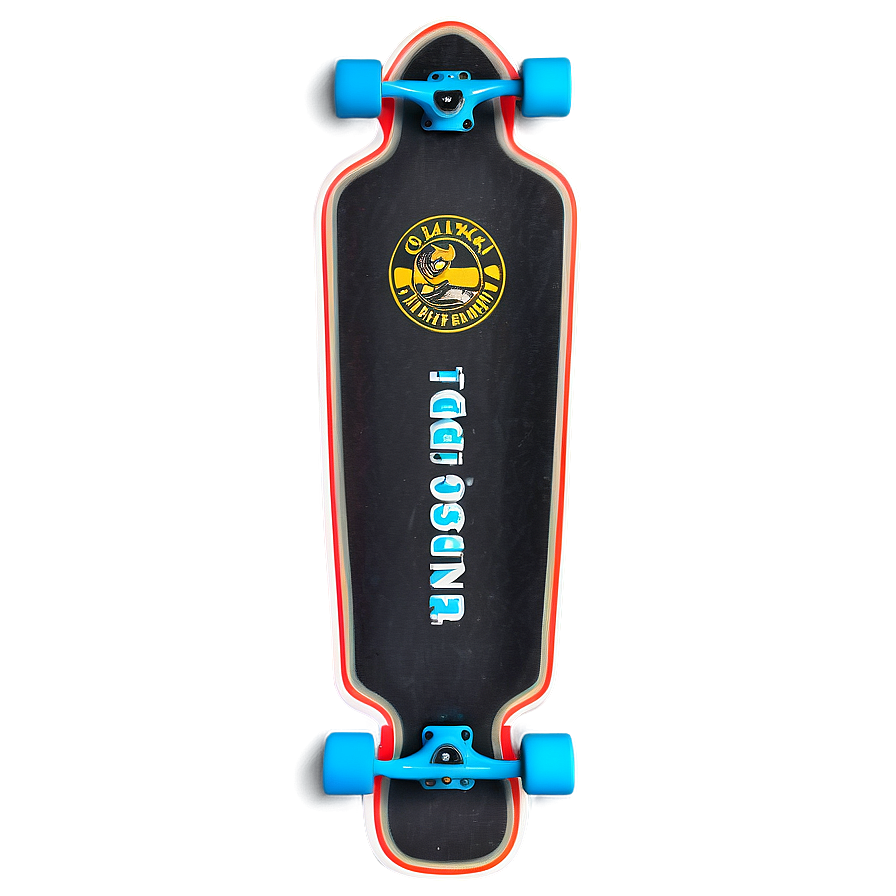 Professional Longboard Png 06272024 PNG