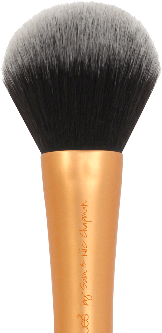 Professional Makeup Brush Copper Handle PNG