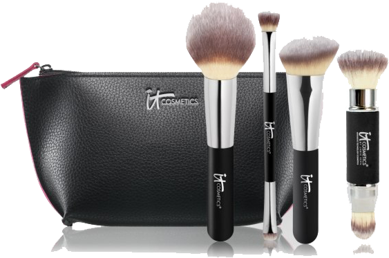Professional Makeup Brush Setwith Case PNG