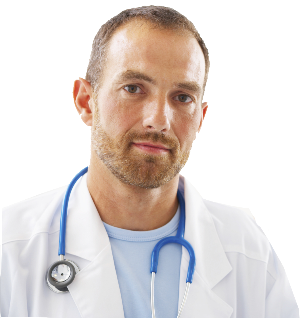Professional Male Doctor Portrait PNG