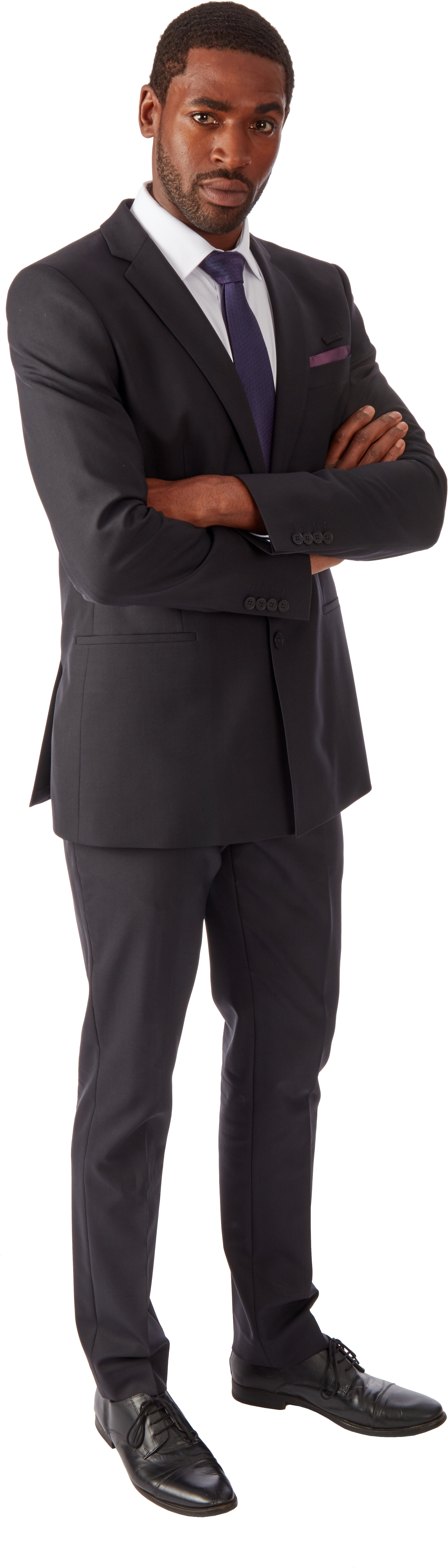Professional Man In Black Suit PNG