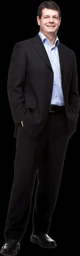 Professional Man Standing Portrait PNG