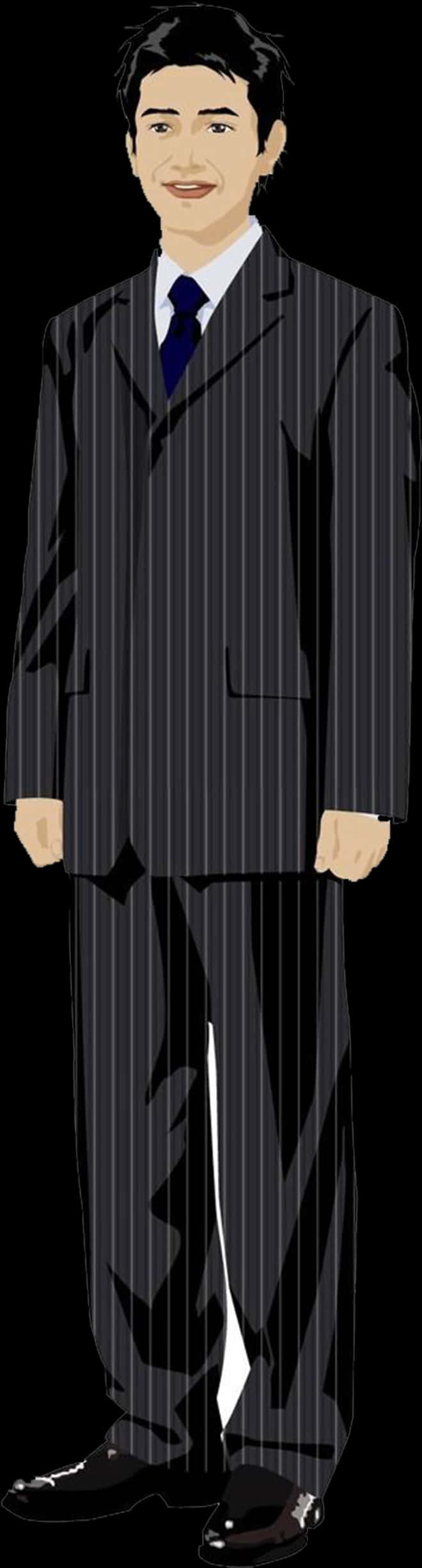 Professional Manin Suit Standing PNG