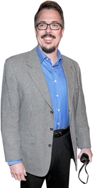 Professional Manin Suitwith Glasses PNG