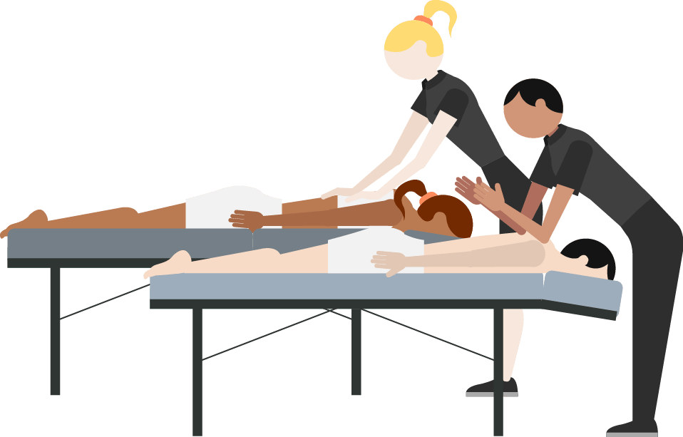 Professional Massage Therapy Session PNG