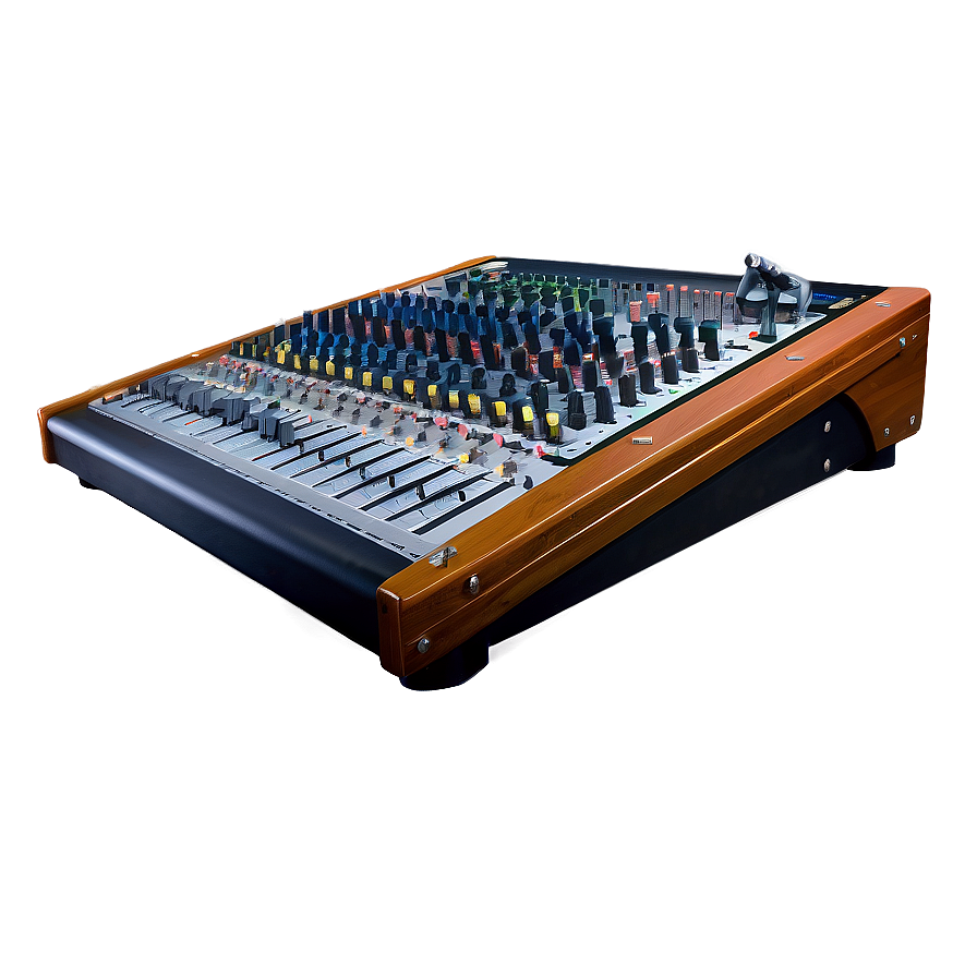 Professional Mixing Console Png 2 PNG