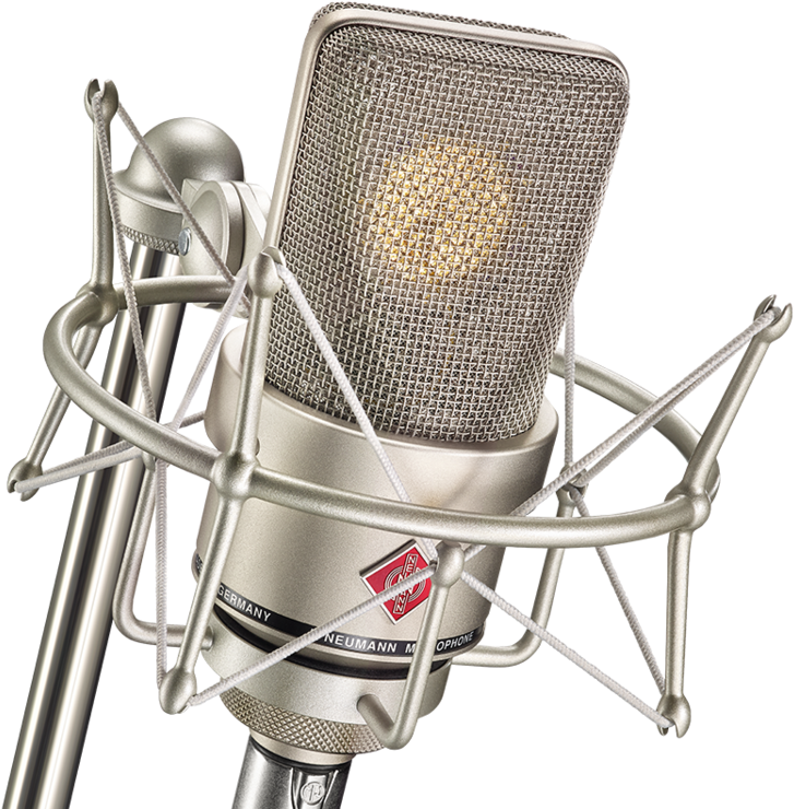 Professional Neumann Studio Microphone PNG