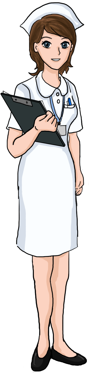 Professional Nurse Cartoon Character PNG