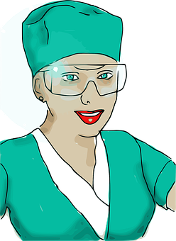 Professional Nurse Illustration PNG