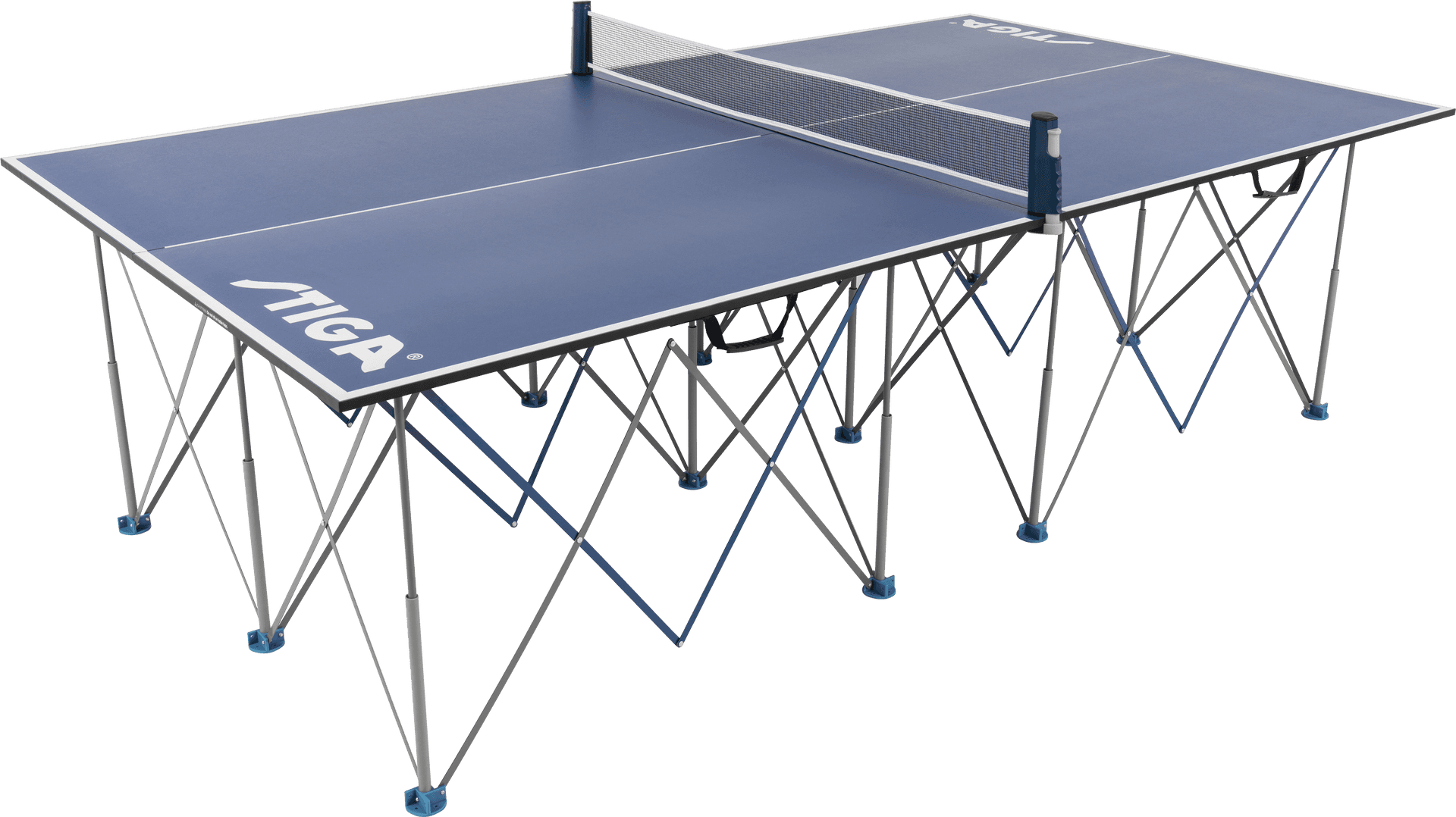 Professional Ping Pong Table Setup PNG