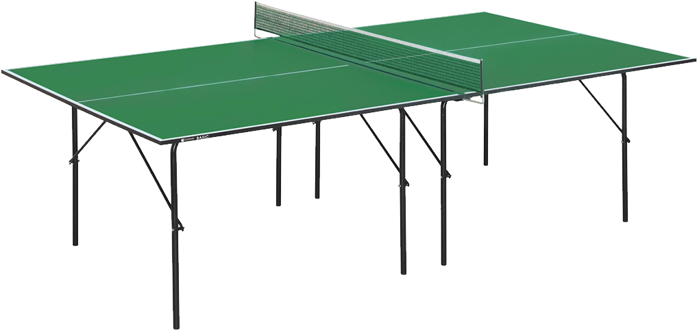 Professional Ping Pong Table Setup PNG