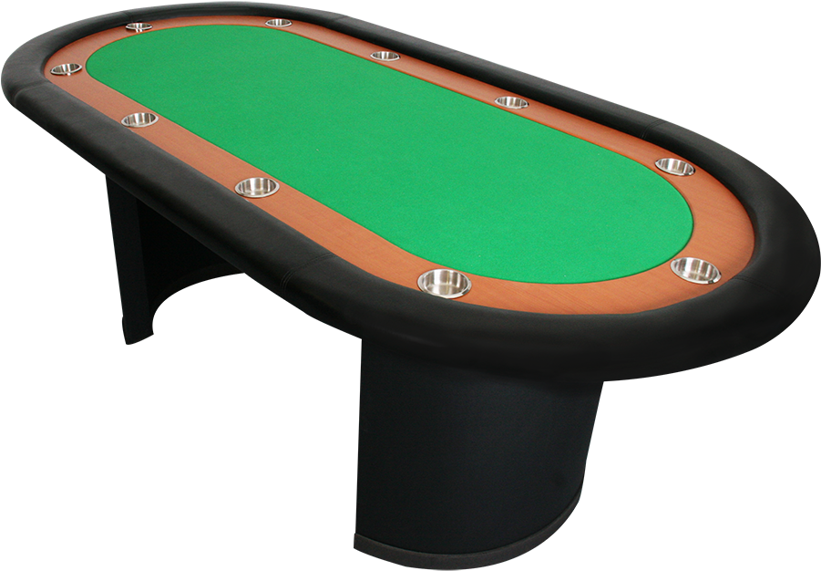 Professional Poker Table Top View PNG