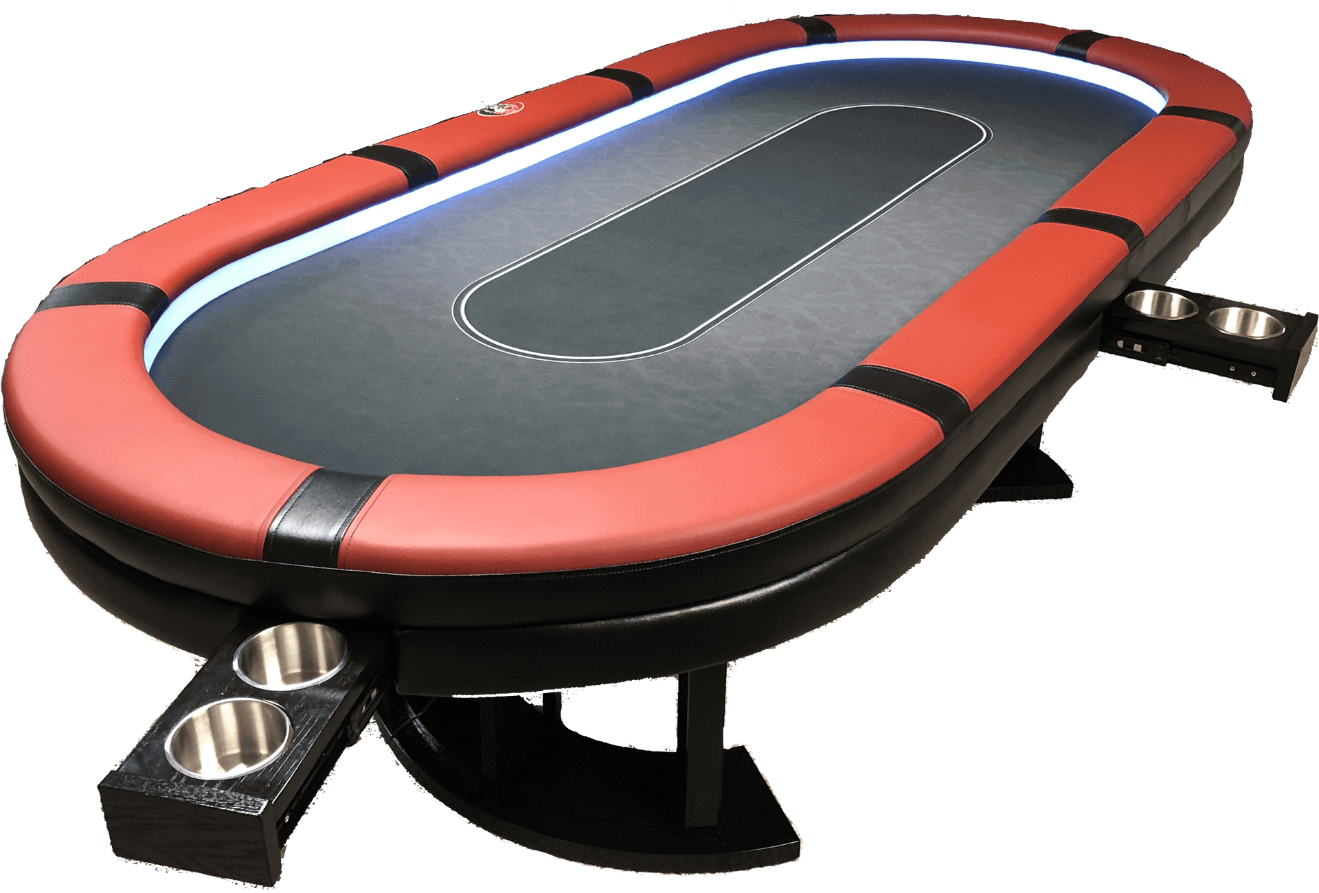 Professional Poker Tablewith Lights PNG